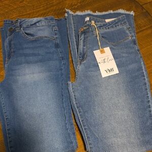 YMI Blue Flare Wide Leg Jeans Classic Denim